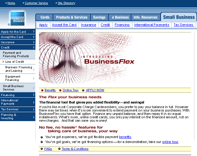 Blue Business Flex Web